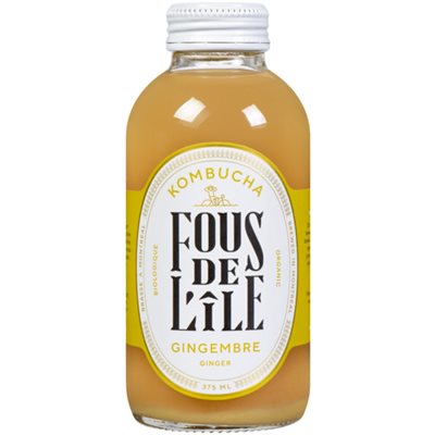 Fous De L'ile Organic Kombucha--Gingembre