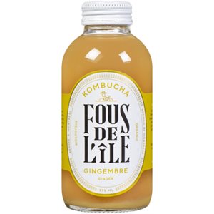 Fous De L'ile Organic Kombucha--Gingembre