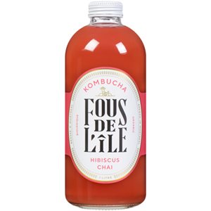 Fous De L'ile Organic Kombucha--Chai Hibiscus 1L 1l