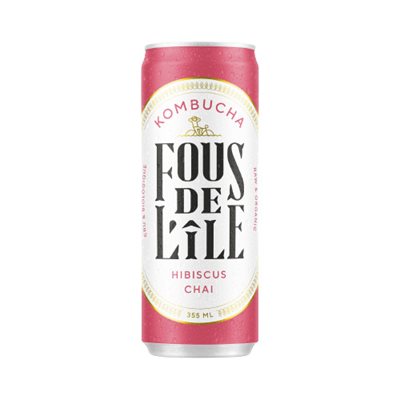 Fous De L'ile Organic Kombucha Hibiscus Chai