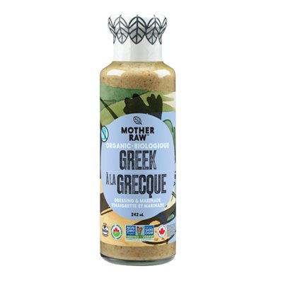 Mother Raw Vinaigrette et marinade grecque Mother Raw Mother Raw Vinaigrette et marinade grecque Mother Raw