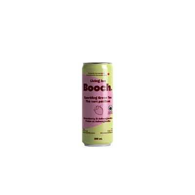 Booch Thé Vert Pétillant Fraise Ashwagandha 355Ml