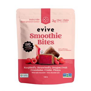 Evive Smoothie Bites Rapsberry 144g 