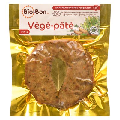 BIO BON VEGE PATE SANS GLUTEN 200G