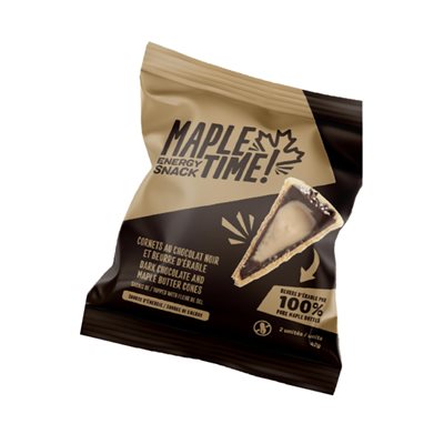 MAPLE TIME! MINI CORNETS AU BEURRE D'ÉRABLE ET CHOCOLAT NOIR 42g