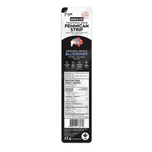 Mitsoh Pemmican Strip Original Maple Blueberry 23g