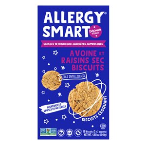 Allergy Smart Oatmeal Raisin Cookie 140G