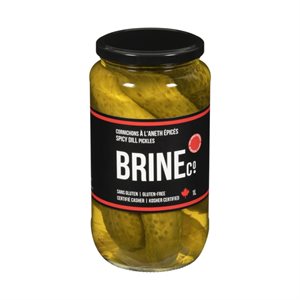 Brine Co Spicy Dill Pickles 1L