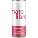 Mate Libre Infusion De Yerba Maté Rose Hibiscus (Cannette) Bio 300Ml