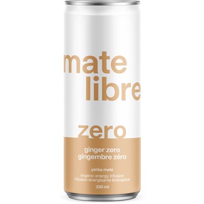 Mate Libre Organic Ginger Zero Yerba Mate Infusion 330ML