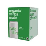 Mate Libre Infusion De Yerba Maté Menthe Lime Biologique 4X330Ml