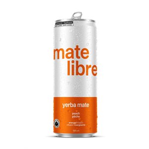 Mate Libre Infusion De Yerba Maté Pêche Biologique 330Ml