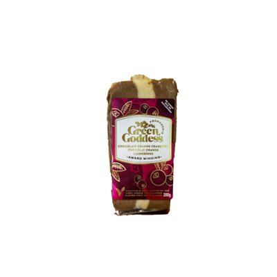 Green Goddess Vegan Pointe De Fromage Choc. Orange Canneberge 200g