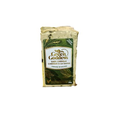 Green Goddess Vegan Sage Cheddar Wedges 200g