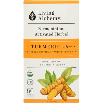 Living Alchemy Vivant Plantes Activées par Fermentation Curcuma 