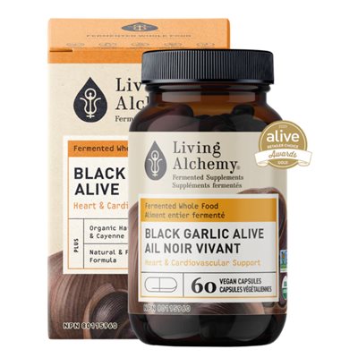 Living Alchemy Black Garlic Alive 60vcaps