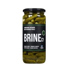 Brine Co Baby Gherkins Pickles 500Ml