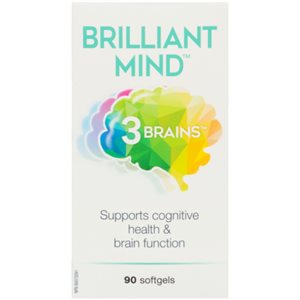 3 Brains Brilliant Mind™ 90 Softgels