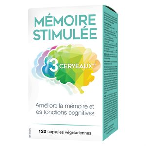 3 Brains Memory Boost 120 Vegetarian Capsules