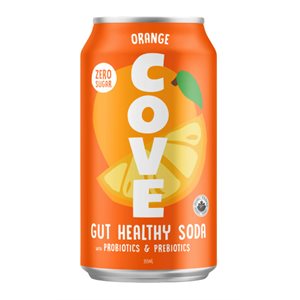 Cove Organic Gut Healthy Soda Orange 355ml