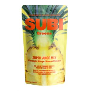 Subi Greens Super Juice Mix Pineapple Mango 40 Servings 280g