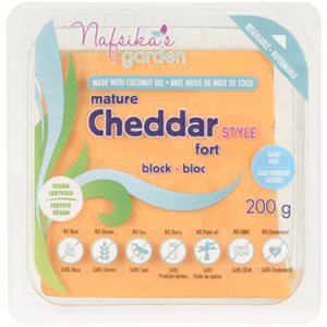 Nafsika's Garden Cheddar Style Mature Block 200 g 200g