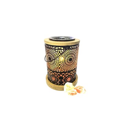 La Luna Lampe De Sel Avec Ceramique Chauffante Pour Huiles - Taj