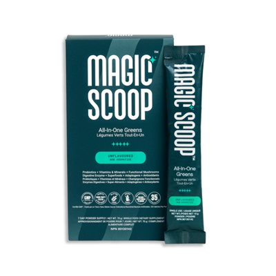 Magic Scoop Mélange de superaliments tout-en-un – Sans saveur (trousse de 7 jours) Magic Scoop Mélange de superaliments tout-en-un – Sans saveur (trousse de 7 jours)