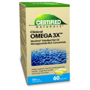 Certified Naturals OMEGA 3X 60UN