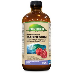 Certified Naturals™ Magnésium liquide d'origine marine avec Aquamin Mg 450 ml