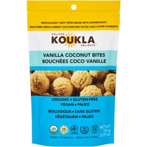 Délices Koukla Bouchées Coco Vanille 150 g