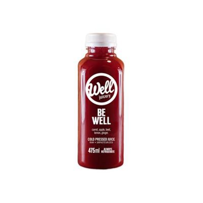 Well Juicery Be Well jus pressé à froid