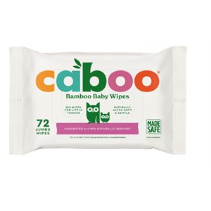 Caboo Bamboo Baby Wipes 72Un
