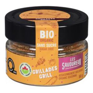 Les Savoureux Organic Grill Seasoning 50 g 