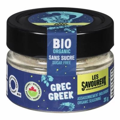 Les Savoureux Assaisonnement Biologique Grec 35 g