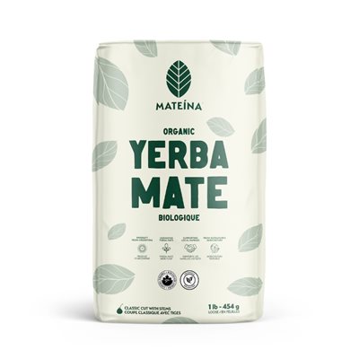 MATÉINA FEUILLES DE YERBA MATÉ (AVEC TIGES) BIO 454g