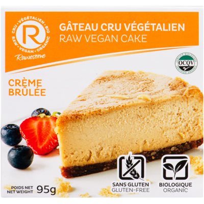 Rawesome Raw Vegan Cake Creme Brulee 95 g 