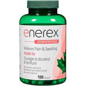 Enerex Serrapeptase 120 DRcaps