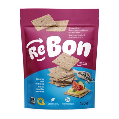 Rebon Crackers Sesame Black and White 150g