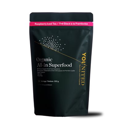 Younited Nutrition - Tout En Un Superaliment Bio Framboise Thé Glacé 292G Younited Nutrition - Tout En Un Superaliment Bio Framboise Thé Glacé 292G
