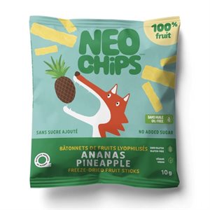 NÉO CHIPS Bâtonnets d'ananas 10g