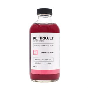 Kéfirkult Boisson Probiotique Kéfir D'Eau Cerise 236Ml