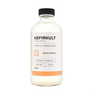 Kéfirkult Boisson Probiotique Kéfir D'Eau Pêche 236Ml