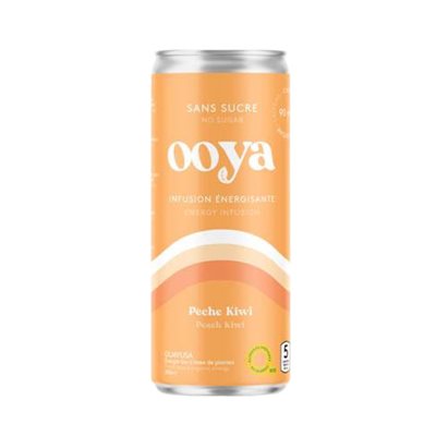 Ooya Infusion énergisante Pêche Kiwi Sans Sucre