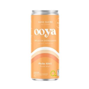 Ooya Infusion énergisante Pêche Kiwi Sans Sucre