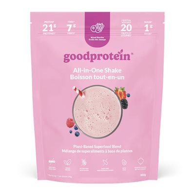 Good Protein All In One Shake Mixed Berries 880g
