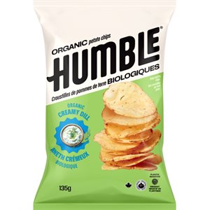 Humble Potato Croustilles bio Aneth Crémeux