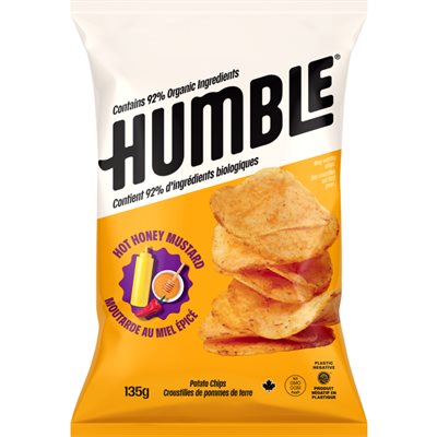 Humble Potato Organic Chips Honey Mustard 135g