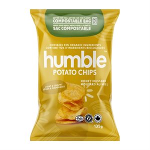 Humble Potato Organic Chips Honey Mustard 135g