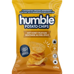 Humble Potato Organic Chips Honey Mustard 135g